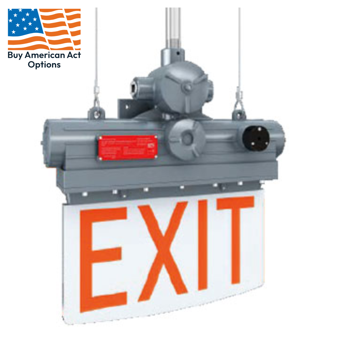 EDGE-LIT EXIT SIGN